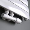 Set robinet, cap termostatic cu ventil, 5 trepte reglabile, tur-retur Set robinet, cap termostatic cu ventil, 5 trepte reglabile, tur-retur