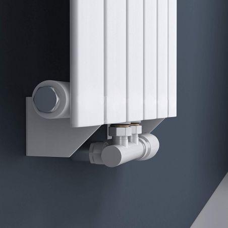 Set robinet, cap termostatic cu ventil, alama, 5 trepte reglabile, tur-retur