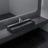 Lavoar EGO 6028, Antracit, mat, 120x40 cm, gaura pentru baterie, montaj pe blat, compozit de marmura Lavoar EGO 6028, Antracit, mat, 120x40 cm, gaura pentru baterie, montaj pe blat, compozit de marmura