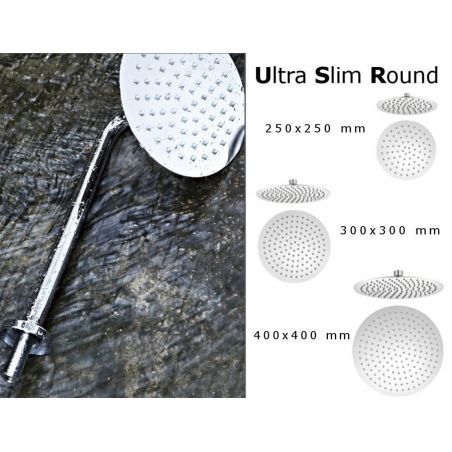 Cap de dus Ultra Slim Round, tip ploaie