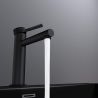 Baterie lavoar EGO-Tiona Black, montaj pe lavoar, finisaj Negru Mat, perlator aer, design deosebit Baterie lavoar EGO-Tiona Black, montaj pe lavoar, finisaj Negru Mat, perlator aer, design deosebit