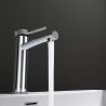 Baterie lavoar EGO-Tiona Chrome, montaj pe lavoar, finisaj Crom, perlator aer, design deosebit Baterie lavoar EGO-Tiona Chrome, montaj pe lavoar, finisaj Crom, perlator aer, design deosebit