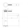 Baterie lavoar EGO-Tiona Chrome, montaj pe lavoar, finisaj Crom, perlator aer, design deosebit Baterie lavoar EGO-Tiona Chrome, montaj pe lavoar, finisaj Crom, perlator aer, design deosebit