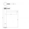 Baterie lavoar EGO-Tiona White High, montaj pe blat, finisaj Alb Mat, perlator aer, design deosebit Baterie lavoar EGO-Tiona White High, montaj pe blat, finisaj Alb Mat, perlator aer, design deosebit
