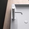 Baterie lavoar EGO-Nelly White, montaj pe lavoar, finisaj Alb Mat, perlator aer, design deosebit Baterie lavoar EGO-Nelly White, montaj pe lavoar, finisaj Alb Mat, perlator aer, design deosebit