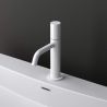 Baterie lavoar EGO-Nelly White, montaj pe lavoar, finisaj Alb Mat, perlator aer, design deosebit Baterie lavoar EGO-Nelly White, montaj pe lavoar, finisaj Alb Mat, perlator aer, design deosebit