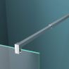 Perete dus Walk-In, EGO-01MS, sticla securizata 8 sau 10 mm, intre 80-160 cm, Lotus Efect, Dimeniuni la alegere Perete dus Walk-In, EGO-01MS, sticla securizata 8 sau 10 mm, intre 80-160 cm, Lotus Efect, Dimeniuni la alegere