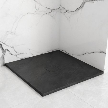 Cadita dus Ego-Stone, diferite dimensiuni, compozit mineral, negru