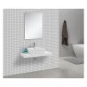 Blat lavoar EGO-Mossa, MDF, 75-100 x 50 cm, alb si stejar, kit montare inclus Blat lavoar EGO-Mossa, MDF, 75-100 x 50 cm, alb si stejar, kit montare inclus