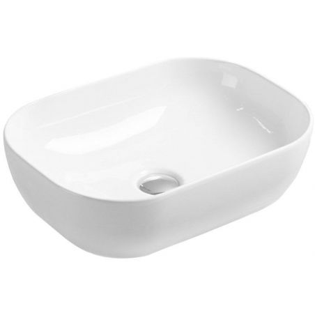 Lavoar EGO Belinda Slim Edge, Alb, lucios, 46.5x33 cm, montaj pe blat, ceramica sanitara Lavoar EGO Belinda Slim Edge, Alb, lucios, 46.5x33 cm, montaj pe blat, ceramica sanitara
