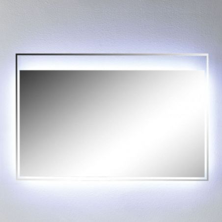 Oglinda pentru baie EGO - Ozana, cu iluminare LED, intrerupator cu touch, Alb rece, 60-150 x 60-80 cm