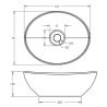 Lavoar EGO 205, Alb, mat, 41x33.1 cm, montaj pe blat, ceramica sanitara Lavoar EGO 205, Alb, mat, 41x33.1 cm, montaj pe blat, ceramica sanitara