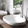 Lavoar 50006A, ceramica sanitara, montej pe blat, 80x48 cm, fara gaura baterie Lavoar 50006A, ceramica sanitara, montej pe blat, 80x48 cm, fara gaura baterie