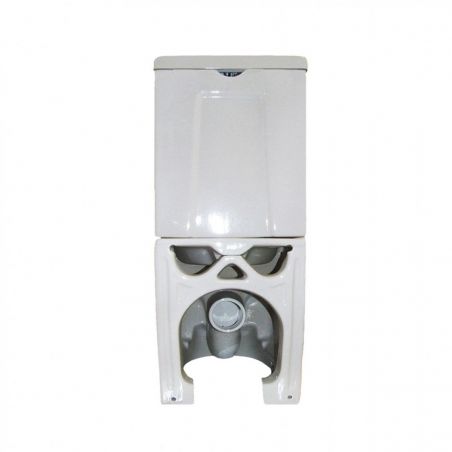 Vas wc Ego-Ixora cu rezervor inclus, montaj pe podea, ceramica sanitara, capac Soft-Close inclus, 71x36 cm