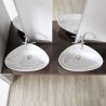 Lavoar EGO 895, Alb, lucios, 67x44 cm, montaj pe blat, ceramica sanitara Lavoar EGO 895, Alb, lucios, 67x44 cm, montaj pe blat, ceramica sanitara