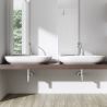 Lavoar EGO 5057, Alb, lucios, 80x42.5 cm, montaj pe blat, ceramica sanitara Lavoar EGO 5057, Alb, lucios, 80x42.5 cm, montaj pe blat, ceramica sanitara