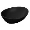 Lavoar EGO 205, Negru, mat, 41x33.1 cm, montaj pe blat, ceramica sanitara