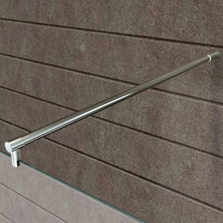 Perete dus Walk-In EGO-Kantua Frost, sticla securizata 10 mm, sablata, 80-160x200 cm, tratament Nano Easy Clean