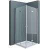 Cabina EGO-26, Usi Pliabile, sticla securizata 6mm, Transparenta, Dimensiuni la alegere Cabina EGO-26, Usi Pliabile, sticla securizata 6mm, Transparenta, Dimensiuni la alegere
