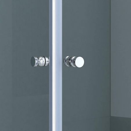 Cabina EGO-26, Usi Pliabile, sticla securizata 6mm, Transparenta, Dimensiuni la alegere