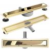 Rigola scurgere dus, REA-Pure Neo Mirror Gold Pro, dimensiuni intre 80 - 100 cm, completa, finisaj gold Rigola scurgere dus, REA-Pure Neo Mirror Gold Pro, dimensiuni intre 80 - 100 cm, completa, finisaj gold