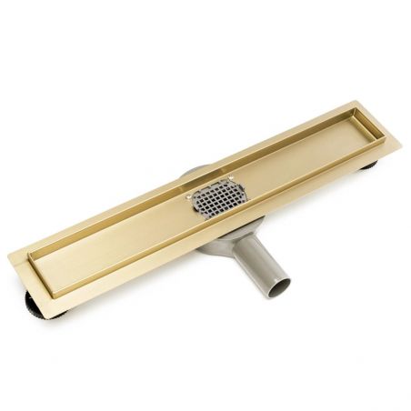 Rigola scurgere dus, REA-Pure Neo Mirror Gold Pro, dimensiuni intre 60 - 100 cm, completa, finisaj gold