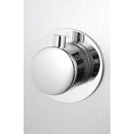 Panel dus 839 LT, Inox periat, iluminat Led, Termostat, Cascada, Hidromasaj, Exclusivist Panel dus 839 LT, Inox periat, iluminat Led, Termostat, Cascada, Hidromasaj, Exclusivist