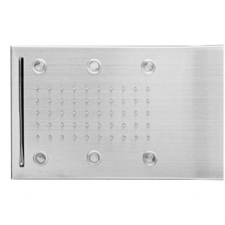 Panel dus 839 LT, Inox periat, iluminat Led, Termostat, Cascada, Hidromasaj, Exclusivist Panel dus 839 LT, Inox periat, iluminat Led, Termostat, Cascada, Hidromasaj, Exclusivist