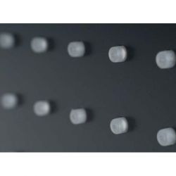 Panel dus 8712 din aluminiu, finisaj negru, cu ploaie si hidromasaj