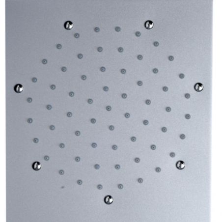Panel dus 8712 din aluminiu, finisaj crom, cu ploaie si hidromasaj