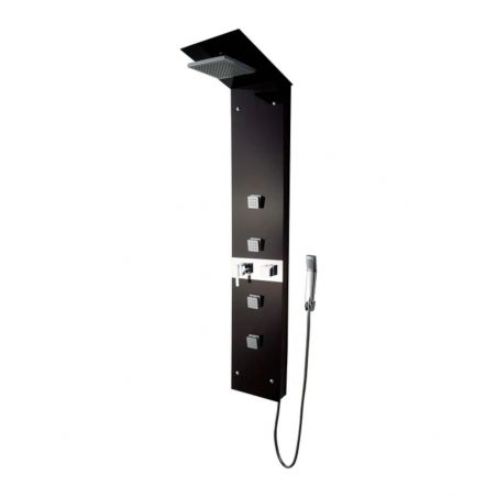 Panel dus cu hidromasaj , sticla wenge, CF-7059