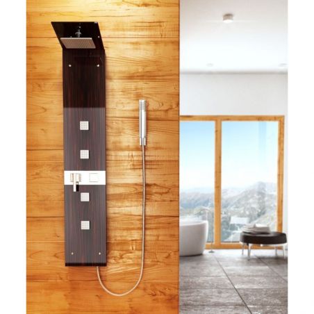 Panel dus cu hidromasaj , sticla wenge, CF-7059