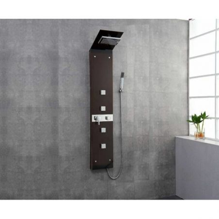 Panel dus cu hidromasaj , sticla wenge, CF-7059