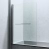 Paravan cada EGO-1121, sticla securizata 6 mm, Transparent sau Mat, 94x140 cm Paravan cada EGO-1121, sticla securizata 6 mm, Transparent sau Mat, 94x140 cm