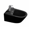 Vas bideu EGO-Aristide, montaj suspendat, ceramica sanitara, cu preaplin, Negru Lucios, 56x36 cm Vas bideu EGO-Aristide, montaj suspendat, ceramica sanitara, cu preaplin, Negru Lucios, 56x36 cm