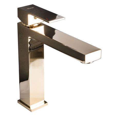 Baterie lavoar REA Fenix, montaj pe lavoar, perlator, finisaj L Gold