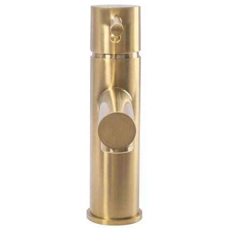Baterie lavoar REA-Tess, montaj pe chiuveta, perlator, finisaj Gold Mat