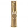 Baterie lavoar REA-Tess, montaj pe chiuveta, perlator, finisaj Gold Mat