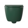 Vas WC EGO Michael Rimless, 49x36 cm, Verde, Power Colour, semi-mat, montaj suspendat, capac duroplast soft-close easy off Vas WC EGO Michael Rimless, 49x36 cm, Verde, Power Colour, semi-mat, montaj suspendat, capac duroplast soft-close easy off