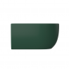 Vas bideu EGO Michael, 49x36 cm, Verde, Power Colour, semi-mat, montaj suspendat, cu preaplin