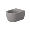 Vas bideu EGO Michael, 49x36 cm, Gri, Power Colour, semi-mat, montaj suspendat, cu preaplin Vas bideu EGO Michael, 49x36 cm, Gri, Power Colour, semi-mat, montaj suspendat, cu preaplin