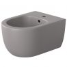 Vas bideu EGO Michael, 49x36 cm, Gri, Power Colour, semi-mat, montaj suspendat, cu preaplin Vas bideu EGO Michael, 49x36 cm, Gri, Power Colour, semi-mat, montaj suspendat, cu preaplin