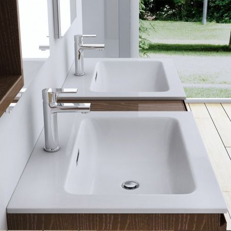 Lavoar EGO-15A, montaj incastrat, dimensiuni 60,90,100 sau 120 cm, compozit marmura
