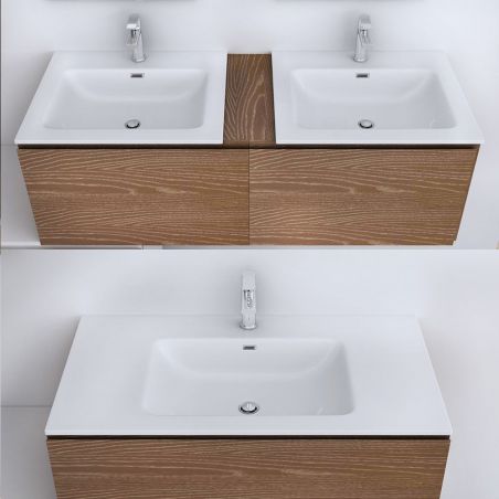 Lavoar EGO-15A, montaj incastrat, dimensiuni 60,90,100 sau 120 cm, compozit marmura