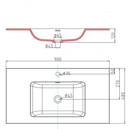 Lavoar EGO-15A, montaj incastrat, dimensiuni 60,90,100 sau 120 cm, compozit marmura