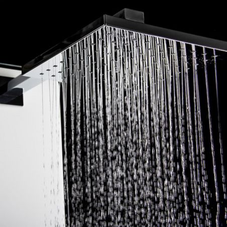 Panel premium din sticla securizata, design deosebit cu baterie laterala, Termostat, Hidromasaj, Ego-427