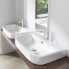 Lavoar EGO-5021, ceramica sanitara, montaj pe blat sau suspendat, 80x48 cm