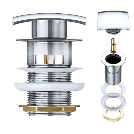 Ventil EGO PU03 si PU06, push-up open, cu sau fara preaplin, design deosebit