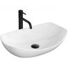 Lavoar REA Tango, Alb, lucios, 56.5x40.5 cm, montaj pe blat, ceramica sanitara Lavoar REA Tango, Alb, lucios, 56.5x40.5 cm, montaj pe blat, ceramica sanitara