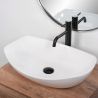 Lavoar REA Tango, Alb, lucios, 56.5x40.5 cm, montaj pe blat, ceramica sanitara Lavoar REA Tango, Alb, lucios, 56.5x40.5 cm, montaj pe blat, ceramica sanitara